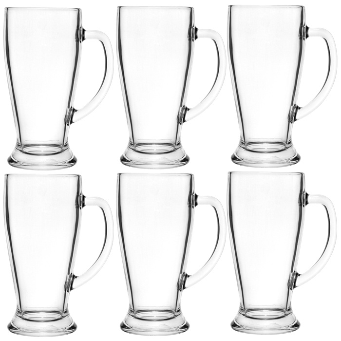 Set 6 halbe bere,sticla Raki 680ml,9xh18,5cm