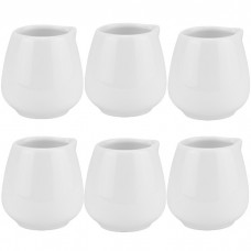 Set 6 latiere din portelan Culinaro Vision White 160ml