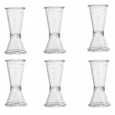 Set 6 masuri alcool  gradate din acril pentru bar 10/20ml