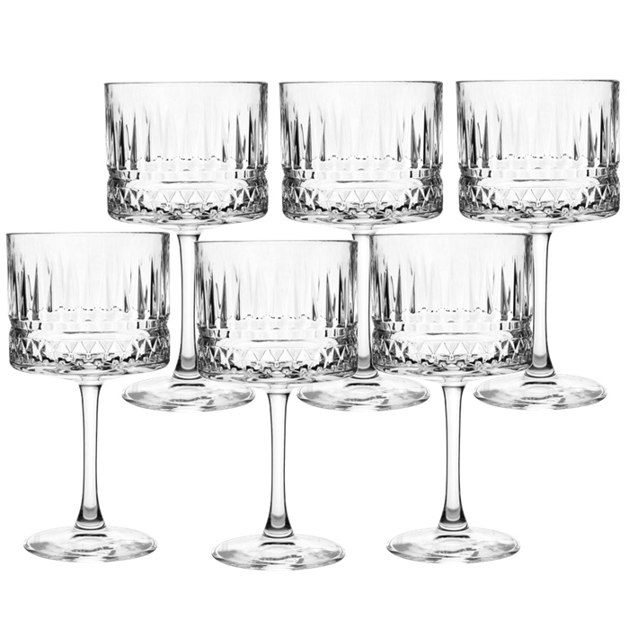 Set 6 pahare cu picior cocktail QUINN 500ml