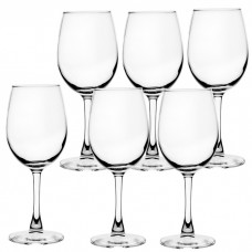 Set 6 pahare vin rosu BASICS 465ml