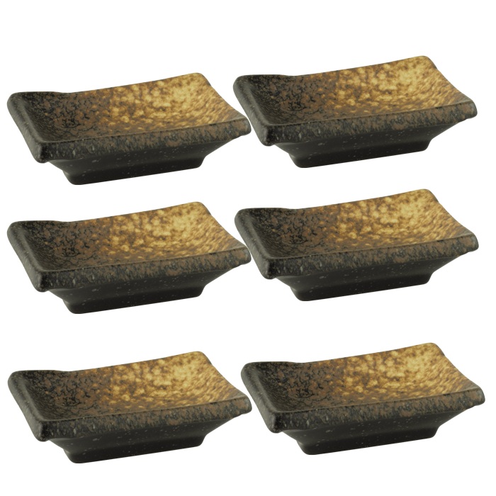 Set 6 Sosiere ceramica Culinaro Ember 9x9cm