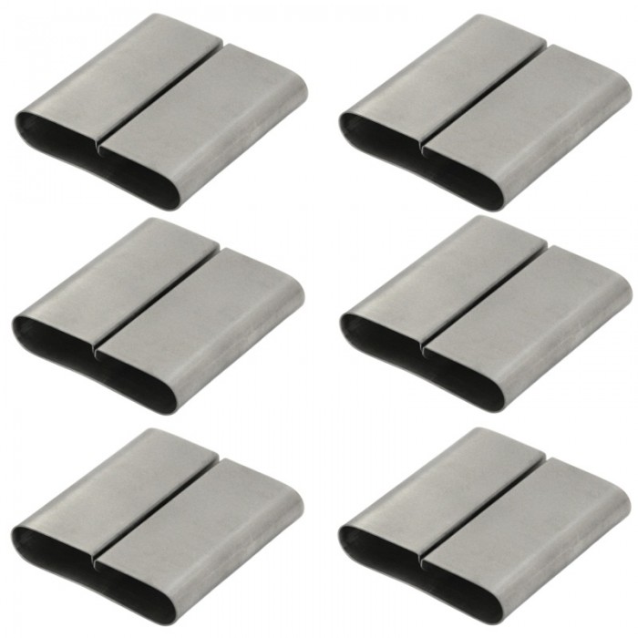 Set 6 suporturi din inox pentru meniu masa restaurant Culinaro 8x8cm
