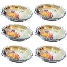 Set 6 tavi de copt COK sticla termorezistenta 20x17,5xh3,8cm,650ml