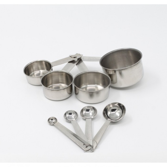 Set linguri si cupe RAKI masura, inox
