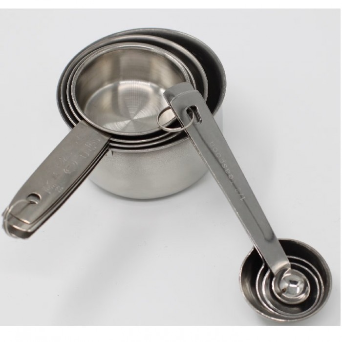 Set linguri si cupe RAKI masura, inox