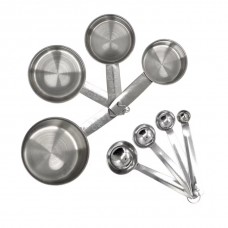 Set linguri si cupe RAKI masura, inox