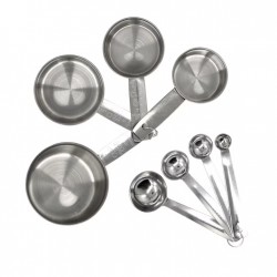 Set linguri si cupe RAKI masura, inox...