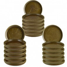 Set serviciu de masa 18 piese Bonna Terra Prints 6 farfurii 21cm,6 farfurii 25cm cu 6 farurii adanci  24cm,1050ml