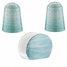 Set solnita cu pipernita cu suport servetele BONNA AQUA
