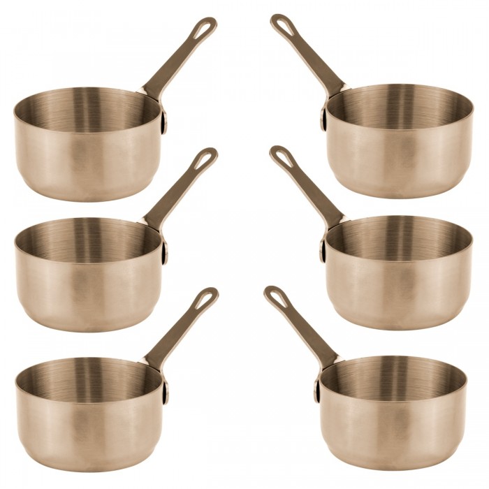 Sosiera cu maner Culinaro din inox 60ml, 5,4xh2,8cm,cupru