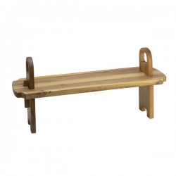 Stand dreptunghiular servire si prezentare, lemn acacia CULINARO 60x20cm...