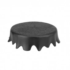 Suport din portelan pentru servire Willow Buffet Black 25xh7cm