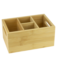 Suport oliviere si tacamuri 4 compartimente CULINARO 21x14xh10cm