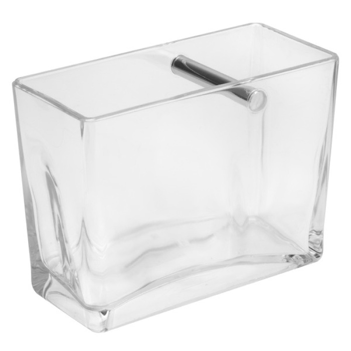 Suport pentru periute dinti 6x12xh9cm, transparent