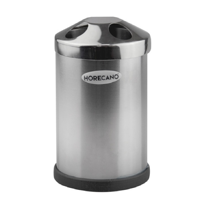 Suport pentru periute dinti 7xh11cm crom