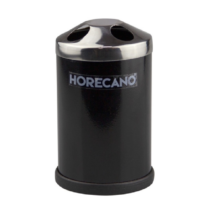 Suport pentru periute dinti 7xh11cm culoare neagra