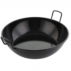 Tava emailata adanca pentru paella cu manere COK strat antiaderent 40cm