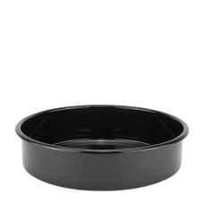 Tava emailata de copt otel carbon 32xh8cm,6,3lt,negru