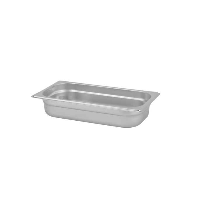 Tava gastronorm inox RAKI GN 1/3 325x162xh65mm 2.5Lt