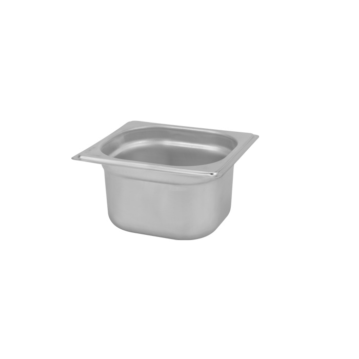 Tava inox gastronorm RAKI GN 1/6 100mm 1,6l