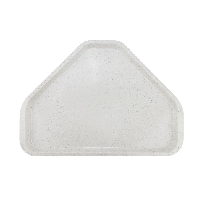 Tava servire din fibra de sticla trapezoidala 34x48 cm,aspect marmura