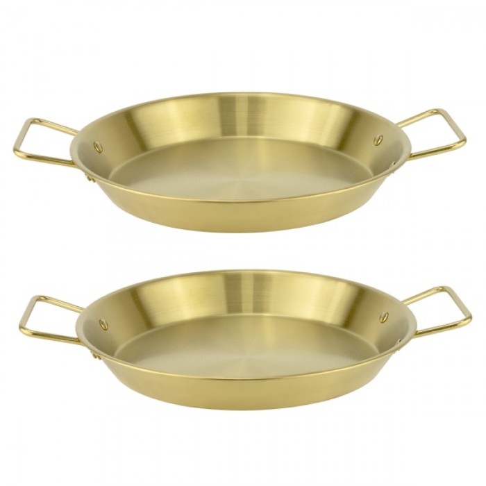 Tigaie gatit paiella din inox Culinaro 35xh4cm,iductie,aurie