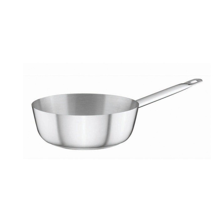 Tigaie inox profesionala OZTI 20xh6cm  1,25lt inductie