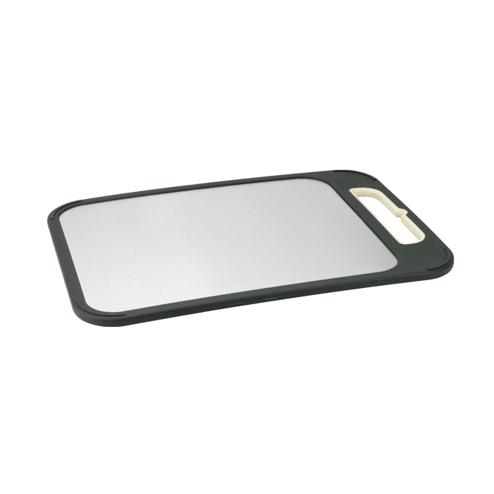 Tocator bucatarie cu 2 fete Raki 35x25cm,plastic/crom