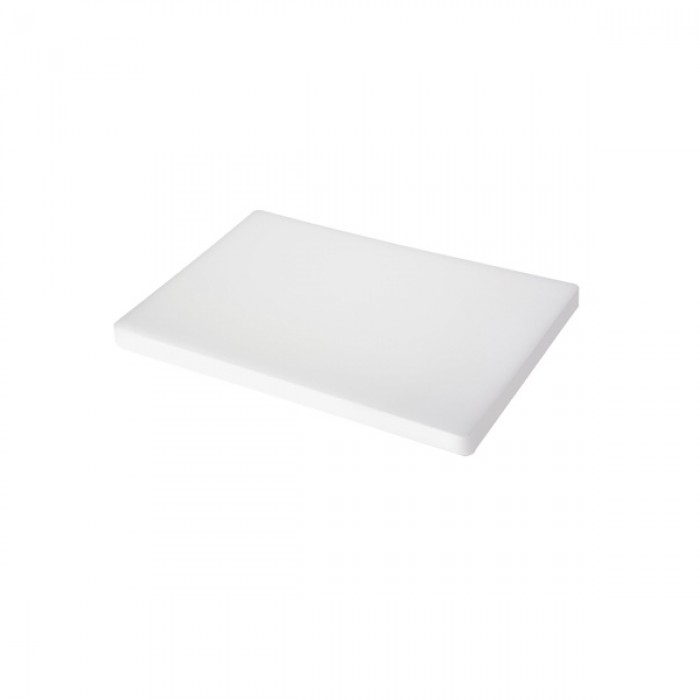 Tocator bucatarie profesional pentru paine,cascaval,telemea,branza RAKI 45x30xh2cm polietilena HDPE,alb