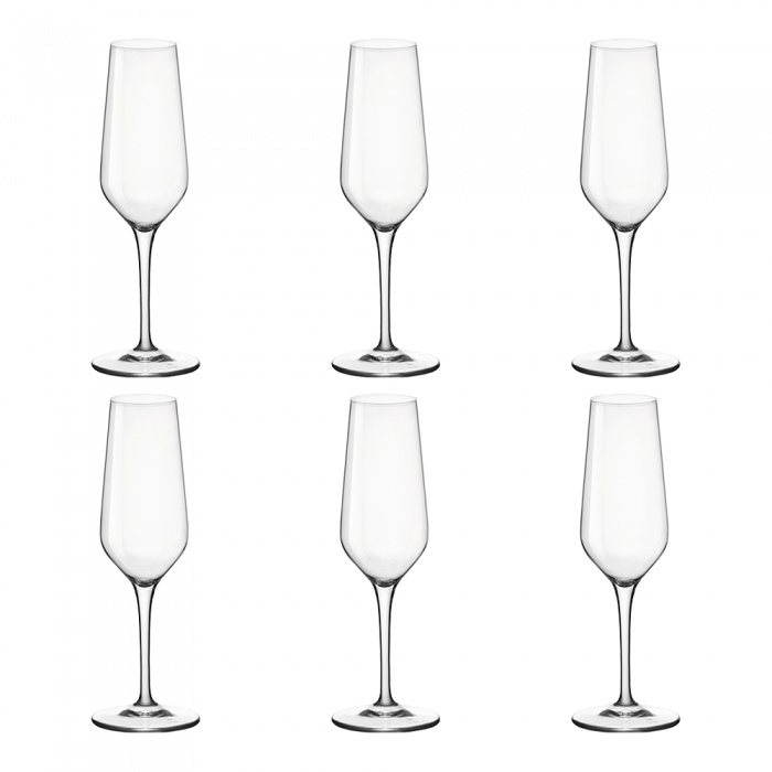 Set 6 pahare sampanie BORMIOLI ROCCO ELECTRA 230ml