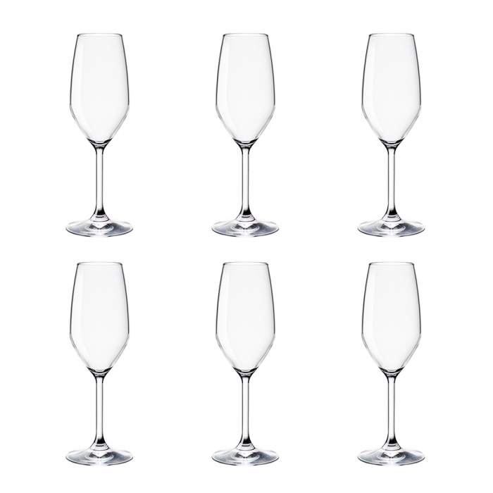 Set 6 pahare sampanie BORMIOLI ROCCO RESTAURANT 240ml