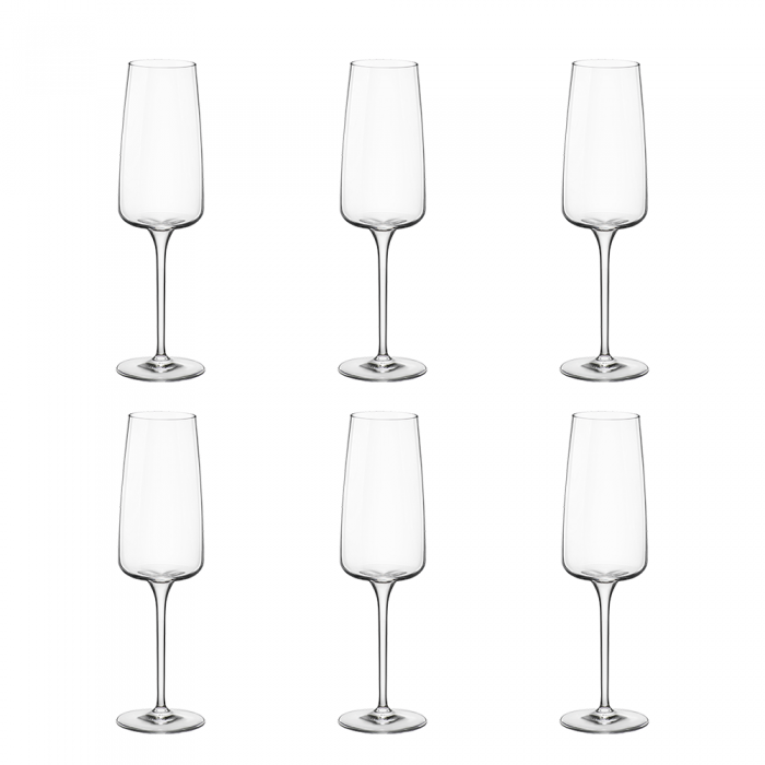 Set 6 pahare sampanie BORMIOLI ROCCO NEXO 262ml