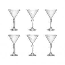 Set 6 pahare cocktail BORMIOLI ROCCO AMERICA MARTINI 250ml