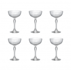 Set 6 pahare cocktail BORMIOLI ROCCO AMERICA 230ml COCKTAIL COUPE