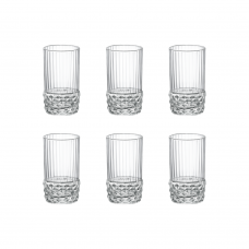 Set 6 pahare shot-uri BORMIOLI ROCCO AMERICA SHOT 80ml