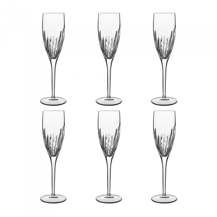 Set 6 pahare sampanie LUIGI BORMIOLI INCANTO FLUTE 200ml D7xH23cm