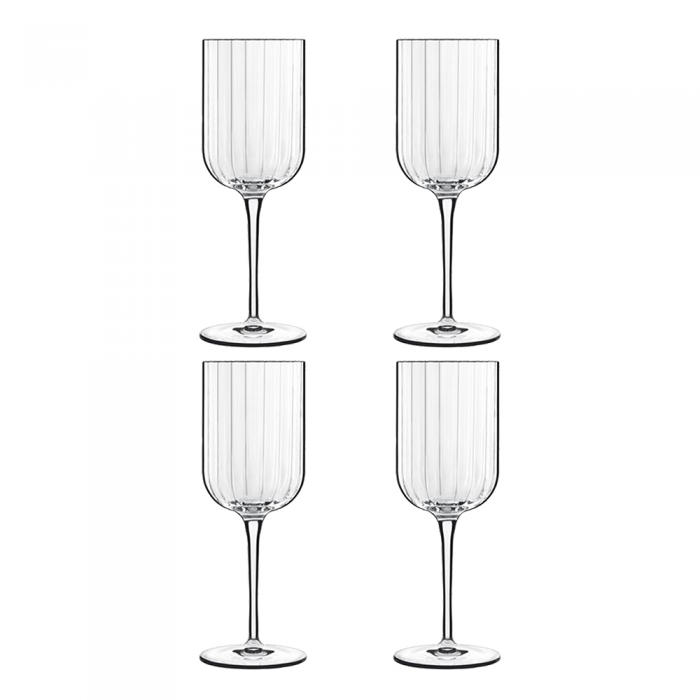 Set 4 pahare vin rosu LUIGI BORMIOLI BACH 400ml D8xH22cm