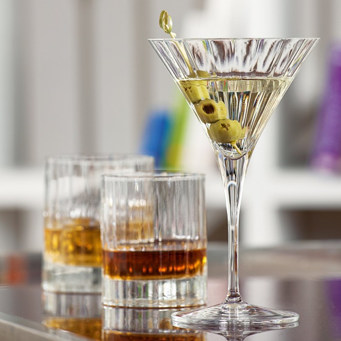 Set 4 pahare martini LUIGI BORMIOLI BACH 260ml D11,3xH18,5cm