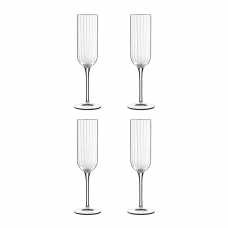 Set 4 pahare sampanie LUIGI BORMIOLI BACH 210ml D7xH23,5cm