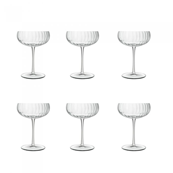 Set 6 pahare cocktail LUIGI BORMIOLI SPEAKEASIES SWING CHAMPAGNE 300ml D10,7xH14,8cm