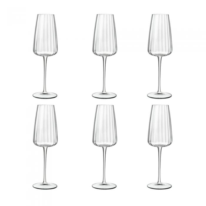 Set 6 pahare sampanie LUIGI BORMIOLI SPEAKEASIES SWING PROSECCO 210ml D6,7xH21cm
