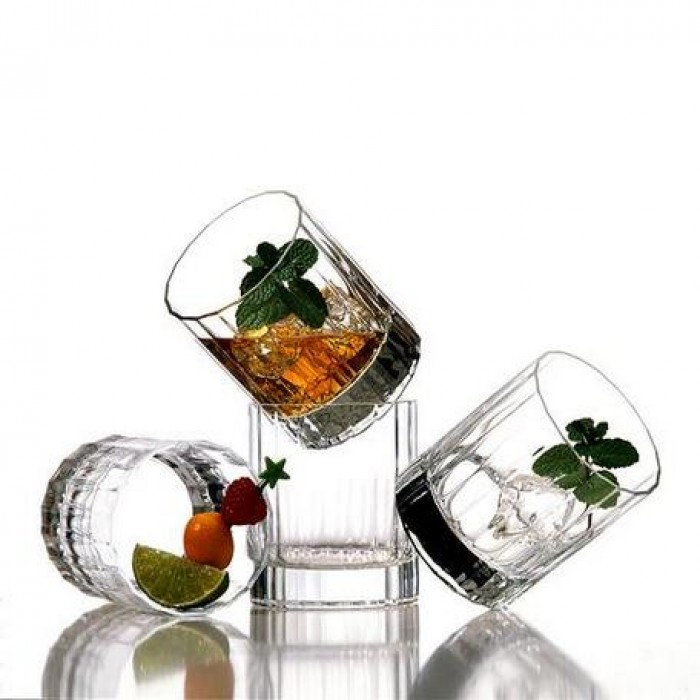 Set 6 pahare whisky LUIGI BORMIOLI BACH 255ml D7,5xH9cm