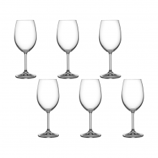 Set 6 pahare pentru vin BOHEMIA CRISTAL LARA 450ml