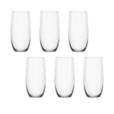 Set 6 pahare bauturi racoritoare BOHEMIA CRISTAL SWING 420ml