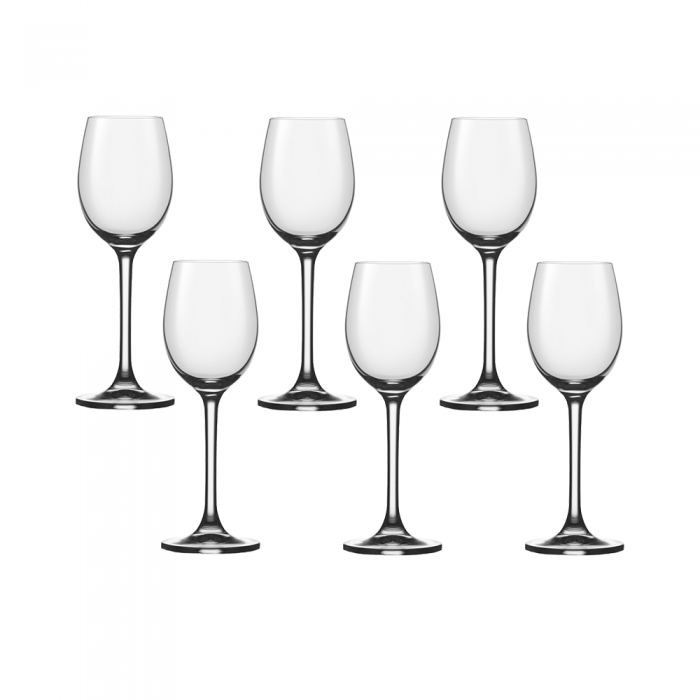 Set 6 pahare vin alb BOHEMIA CRISTAL FLAMENCO 215ml
