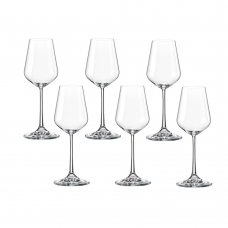 Set 6 pahare lichior BOHEMIA CRISTAL SIESTA cu picior 60ml