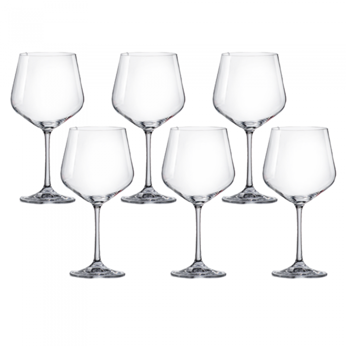 Set 6 pahare pentru vin BOHEMIA CRISTAL SIESTA 540ml