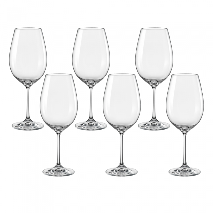 Set 6 pahare pentru apa/vin BOHEMIA CRISTAL VIOLA 550ml