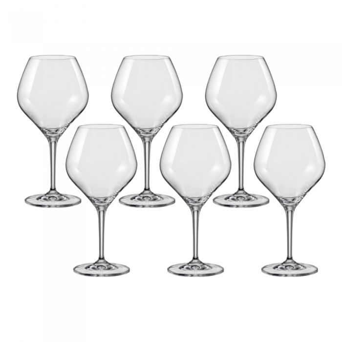 Set 6 pahare vin alb BOHEMIA CRISTAL AMOROSO 280ml